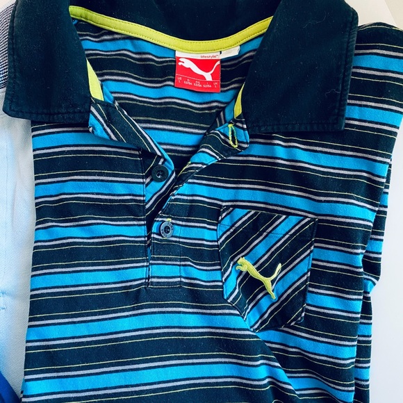 Men’s Tops Bench Guess Puma Size L Blue - Picture 3 of 5